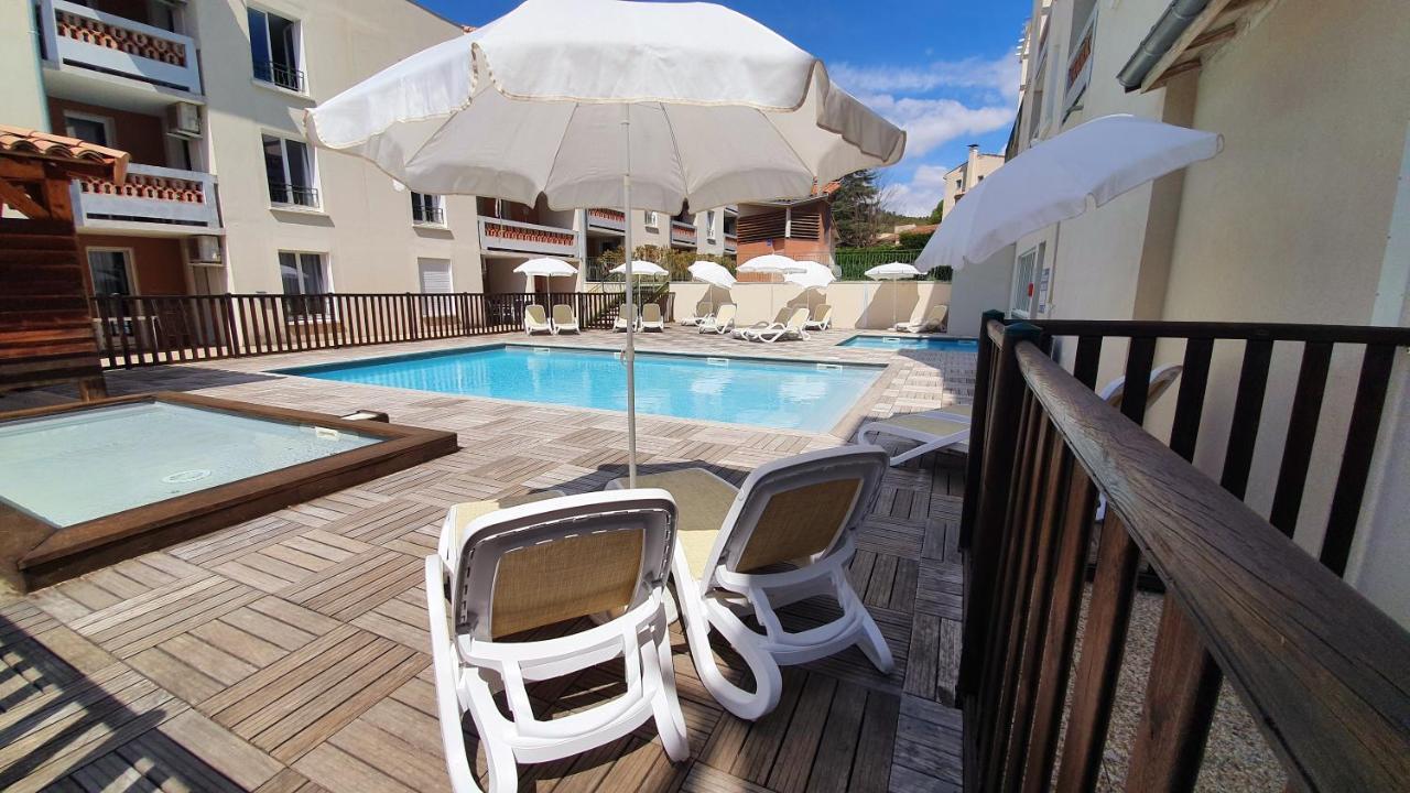 Le Romarin - Climatisation Piscine & Parking Prive Apartment Gréoux-les-Bains Exterior foto